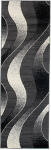 Kusový koberec PP Mel tmavě šedý atyp 100x150cm