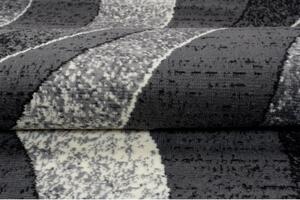 Kusový koberec PP Mel tmavě šedý atyp 70x150cm