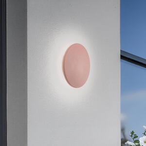 Nowodvorski Lighting LED nástěnné světlo Aria M, cihlově červené, hliník, Ø 18 cm, Červená, Hliník