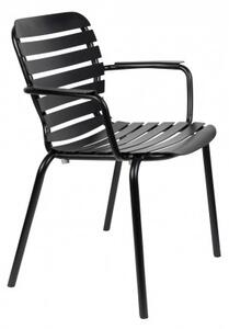 Zuiver Zahradní kovová jídelní židle VONDEL ZUIVER, černá 1700004