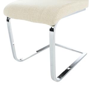 Čalouněná jídelní židle v béžovém odstínu TK229