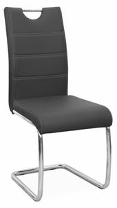 TEMPO Židle Abira New, černá / světlé šití