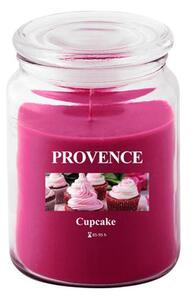Provence Vonná svíčka ve skle 95 hodin cupcake