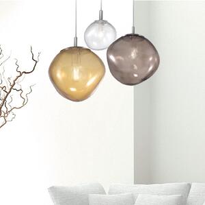Metal lux 274.515.01 Saxa, závěsé svítidlo z čirého skla, 1xG9, průměr 15cm
