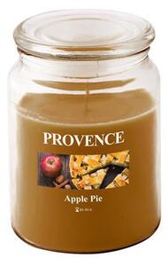 Provence Vonná svíčka ve skle 95 hodin jablečný závin