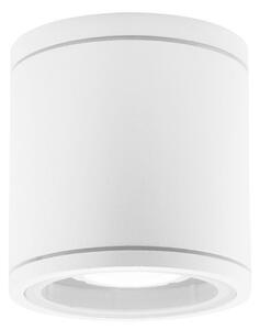 NOVA LUCE venkovní stropní svítidlo CERISE bílý litý hliník a skleněný difuzor GU10 1x7W IP54 220-240V bez žárovky 9040061