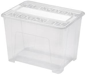 Heidrun Plastový úložný box s víkem TexBox 21l