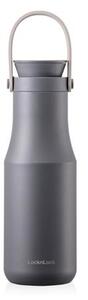Lock&Lock Nerezová termoska s uchem Metro 470ml šedá