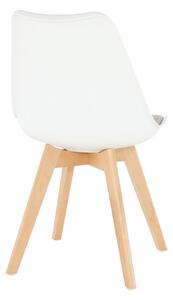 Židle Rangements, bílá / šedobéžová