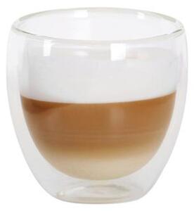 Toro Skleněný hrnek Cappuccino dvojité borosilikátové sklo 280ml