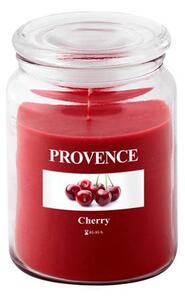 Provence Vonná svíčka ve skle 95 hodin třešeň