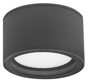 NOVA LUCE venkovní stropní svítidlo FOCUS černý hliník skleněný difuzor LED GX53 7W 3000K 220-240V 77st. IP54 752461