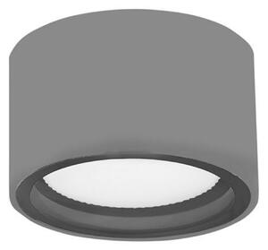 NOVA LUCE venkovní stropní svítidlo FOCUS tmavě šedý hliník skleněný difuzor LED GX53 7W 3000K 220-240V 77st. IP54 752463