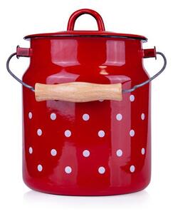 Smaltovaná bandaska 3,3l puntíky