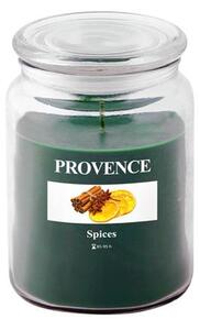 Provence Vonná svíčka ve skle 95 hodin koření