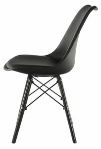 Jídelní židle v černé barvě, KEMAL NEW