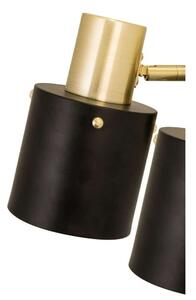 Globen Lighting - Clark 2 Nástěnné Svítidlo Black/Brushed Brass - Lampemesteren