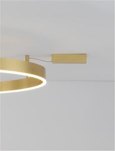 Nova Luce Stropní LED svítidlo MOTIF, ø 100cm, 55W 3000K stmívatelné Barva: Mosaz