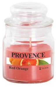 Provence Vonná svíčka ve skle 24 hodin červený pomeranč