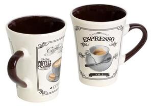 Keramický hrnek na espresso TORO 80ml MIX motivů café bistro