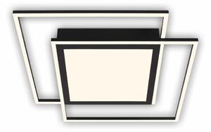 Brilo - LED Stropní svítidlo 2xLED/16W/230V + LED/19W 51,5x51,5 cm černá