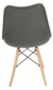 Židle v tmavě šedé barvě, Kemal NEW