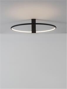 Nova Luce Stropní LED svítidlo GARVE, 35W stmívatelné Barva: Černá