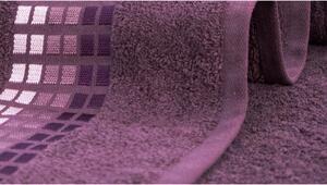 Tmavě fialový bavlněný ručník 50x100 cm Darwin – My House