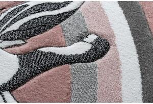 Dětský kusový koberec Pony růžový kruh 140cm