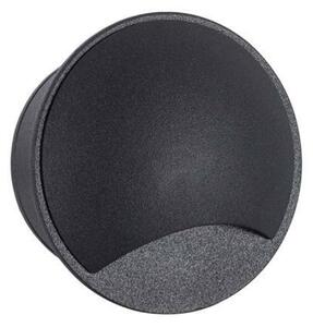 NOVA LUCE venkovní zapuštěné svítidlo do zdi JOYA černý hliník LED 3W 3000K 100-240V 21st. IP65 9944141