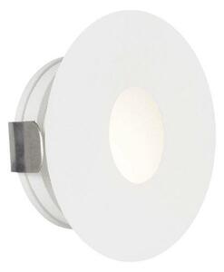 NOVA LUCE venkovní zapuštěné svítidlo do zdi PASSAGGIO bílý hliník LED 1W 3000K 3V IP54 délka kabelu 1.80m použijte driver 9020170 9031616