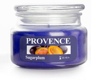 Provence Vonná svíčka ve skle 45 hodin švestka