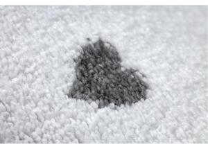 Dětský kusový koberec Plaměňák bílý 80x150cm