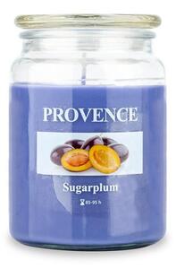 Provence Vonná svíčka ve skle 95 hodin švestka