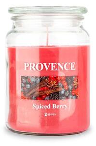 Provence Vonná svíčka ve skle 95 hodin spiced berry