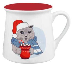 Toro Vánoční keramický hrnek 290ml kočka