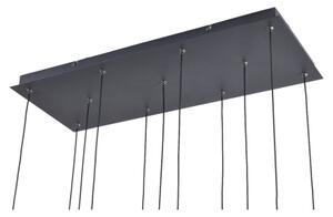 Zuma Line MD2291-11B-3BGT - LED Lustr na lanku NELSON 11xLED/3W/230V černá
