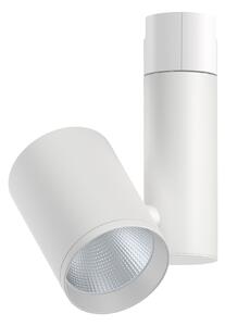 Paulmann 95537 URail Zeuz, bílý reflektor, 33W LED 3000K 39° stmívatelný, výška 24,1cm