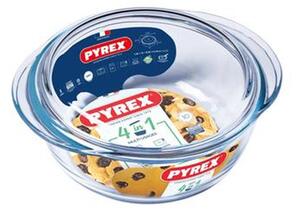 Pyrex Skleněná zapékací mísa s víkem Ø18cm/1,3l
