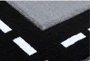 Dětský kusový koberec Město šedý 120x170cm