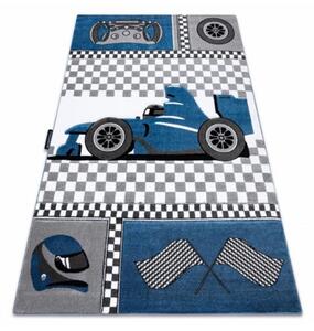 Dětský kusový koberec Formule modrý 140x170cm