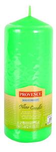 Provence Neparfemovaná svíčka 16cm světle zelená