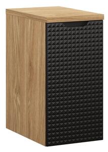 Comad Závěsná koupelnová skříňka Luxor Black s deskou 81-30-1D černý/dub olejovaný