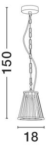 NOVA LUCE venkovní závěsné svítidlo CARINA černý hliník LED 6W 279.09 lm 3000K 220-240V IP65 9060207