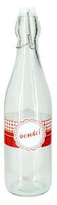 Skleněná láhev s patentním uzávěrem TORO 540ml domácí