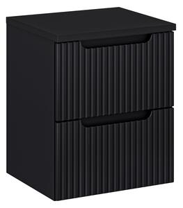Comad Závěsná skříňka Nova Black I s deskou 50 cm černá