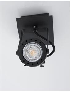 NV 9155101 Bodové svítidlo SALVA černý kov GU10 1x10 230V IP20 bez žárovky - NOVA LUCE