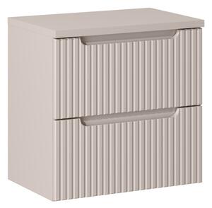 Comad Závěsná skříňka Nova Cashmere II s deskou 60 cm kašmírová