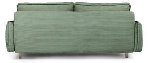 Světle zelená manšestrová rozkládací pohovka 218 cm Tori – Bonami Selection