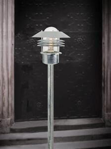 Nordlux 25118031 Vejers, venkovní sloupková lampa, 1x60W, kov, pokovená, IP54, výška 92cm